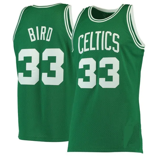 Larry Bird Boston Celtics Throwback Basketball Jersey.