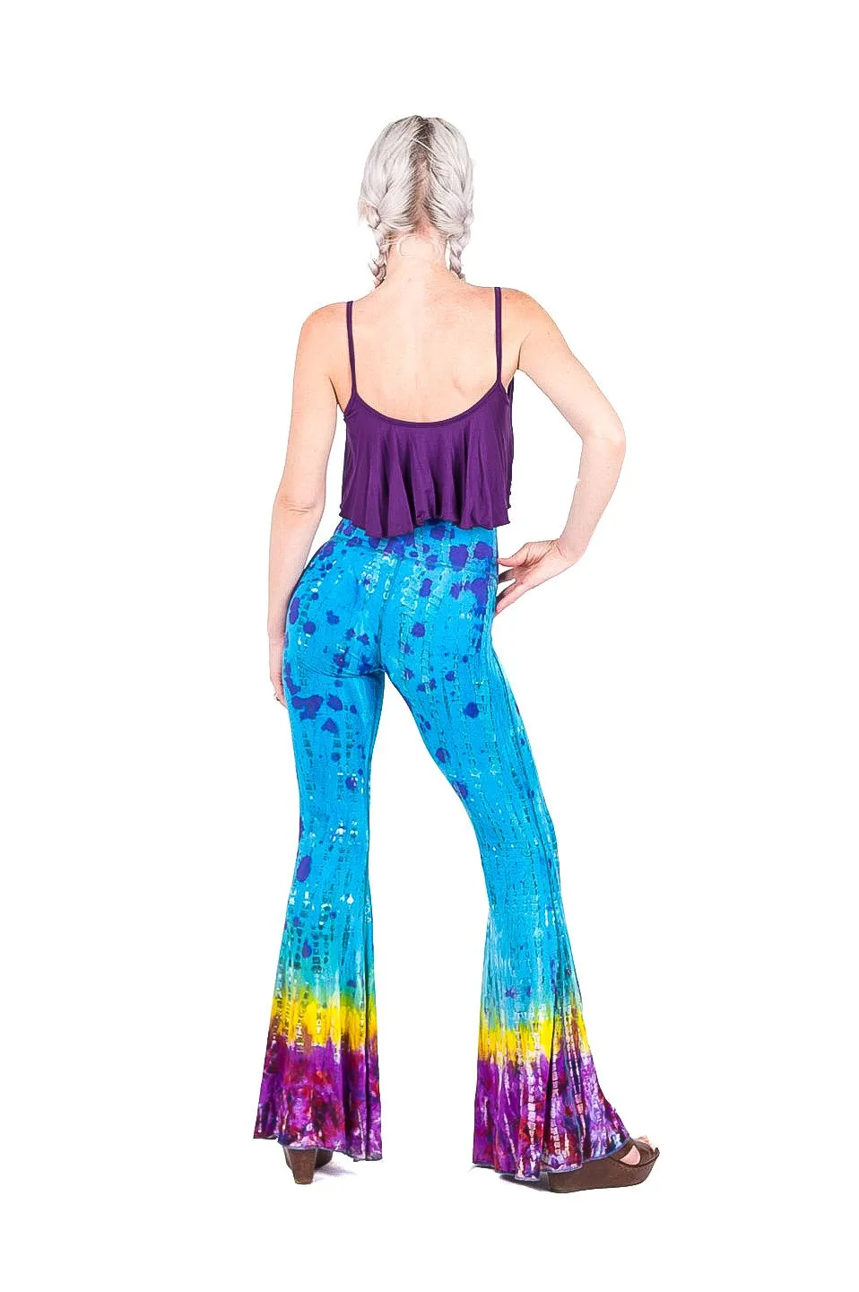 Mango pant tie dye rainbow