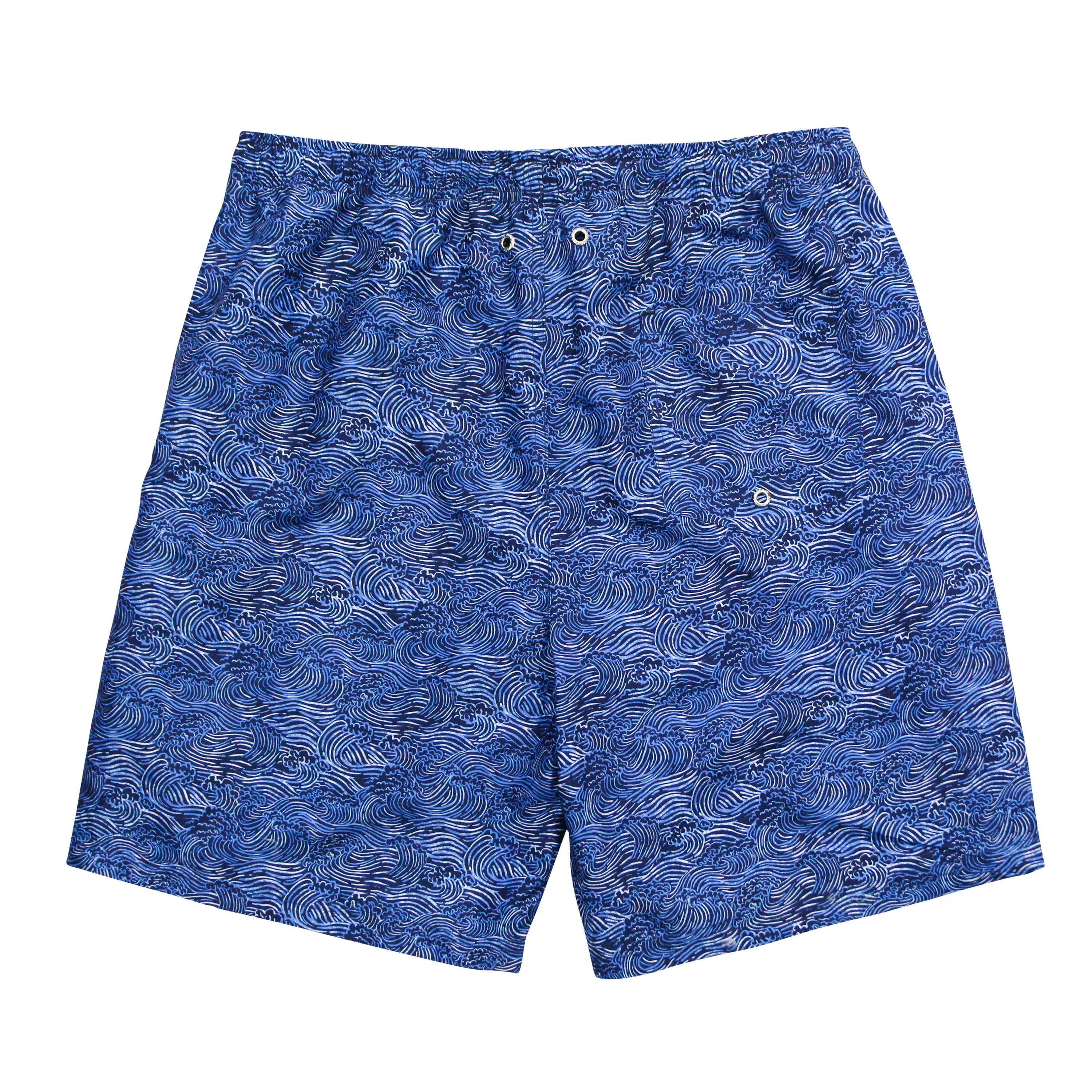 Men's 8" Swim Trunks Boxer Brief Liner | "Ocean Breeze"