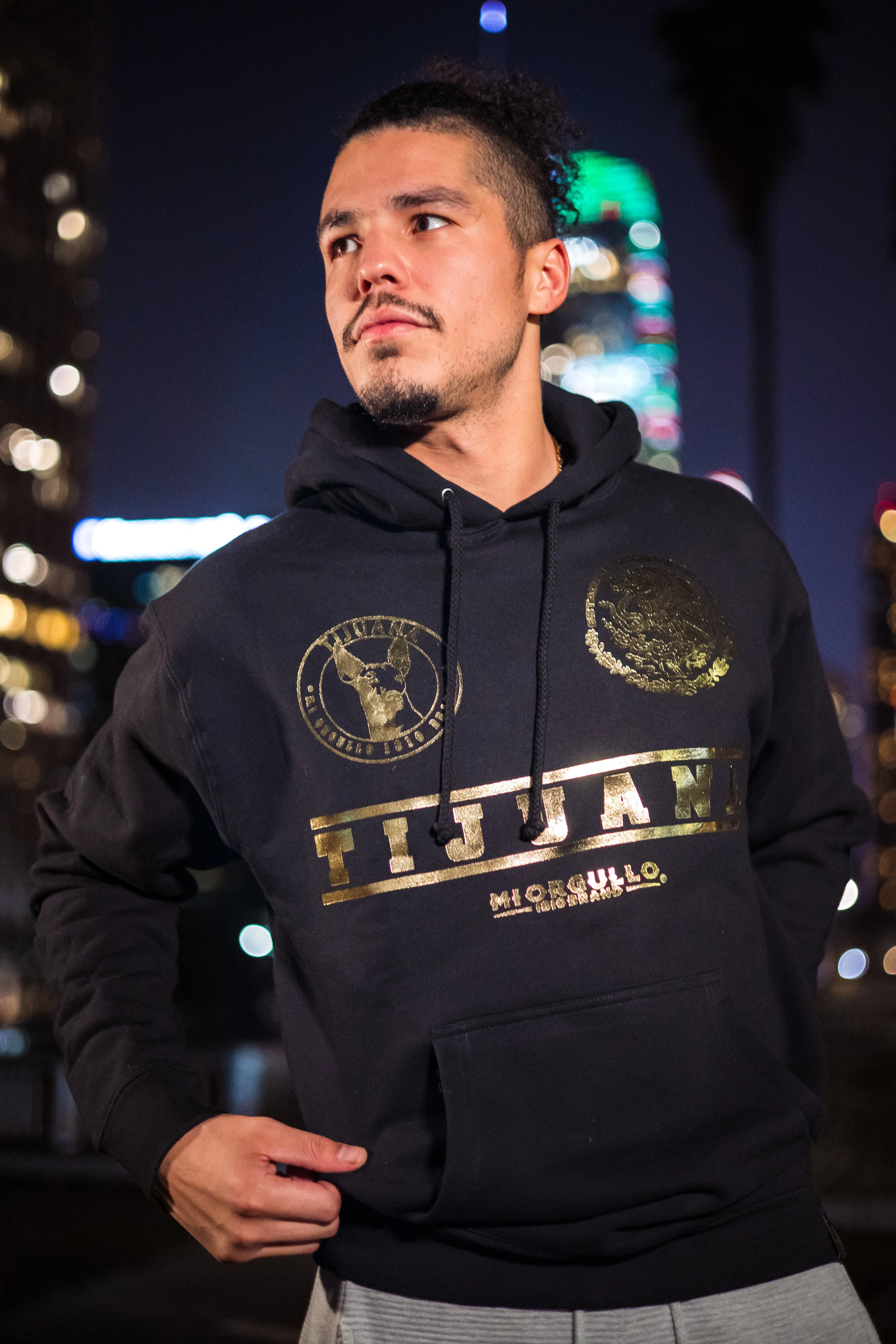 MEN’S BLACK GOLD RUSH TIJUANA HOODIE