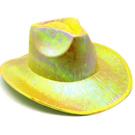 Metallic Yellow Cowboy/Cowgirl Hat