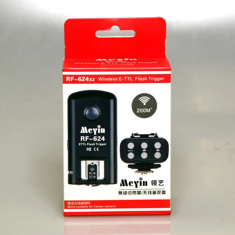 Meyin Flash Remote HSS Transreceiver Triggers for Canon RF-624 (Pair)