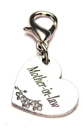 Mother In Law Heart Zipper Pull