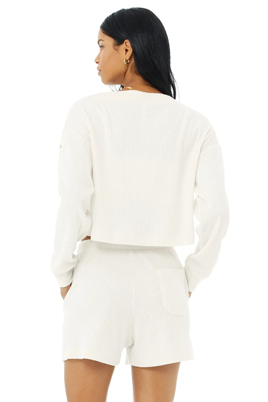 Muse V-Neck Pullover - Ivory