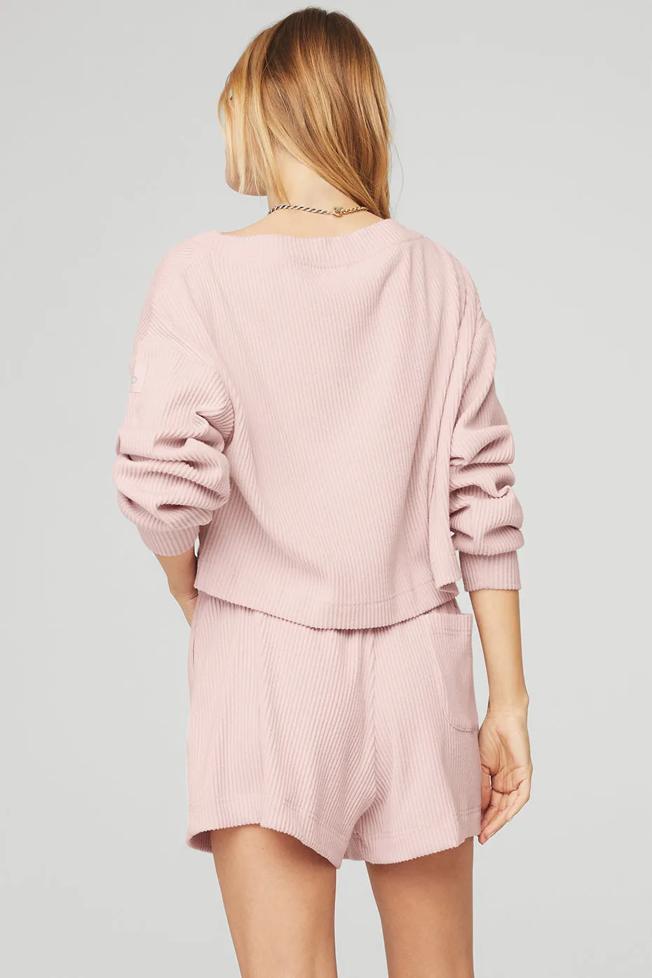 Muse V-Neck Pullover - Pink Sugar