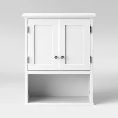 New - Wood Wall Cabinet White - Threshold