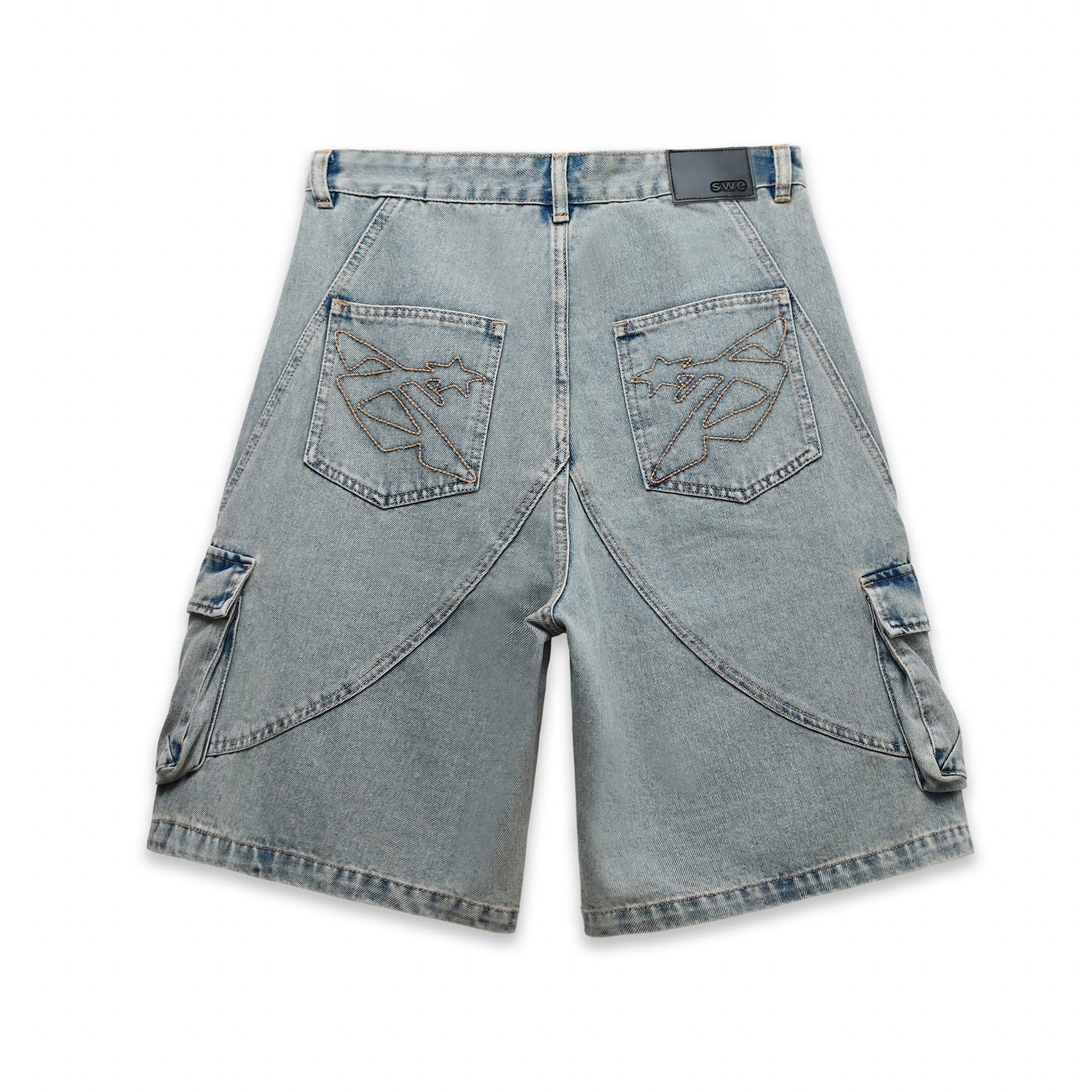 NOMAD DENIM SHORTS - WASHED BLUE