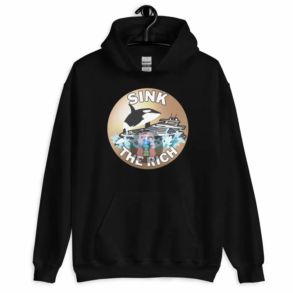 Orca "Sink the Rich" Unisex Hoodie