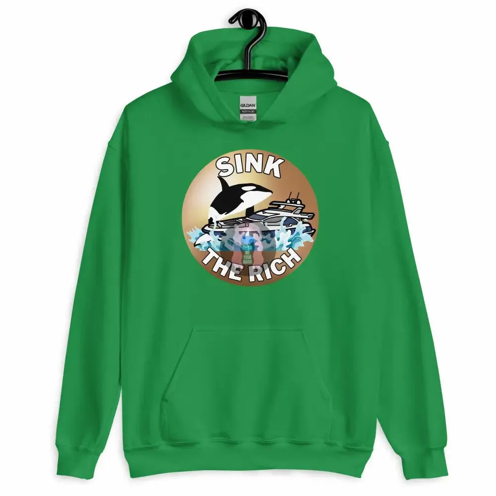 Orca "Sink the Rich" Unisex Hoodie