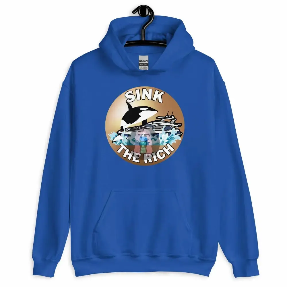 Orca "Sink the Rich" Unisex Hoodie