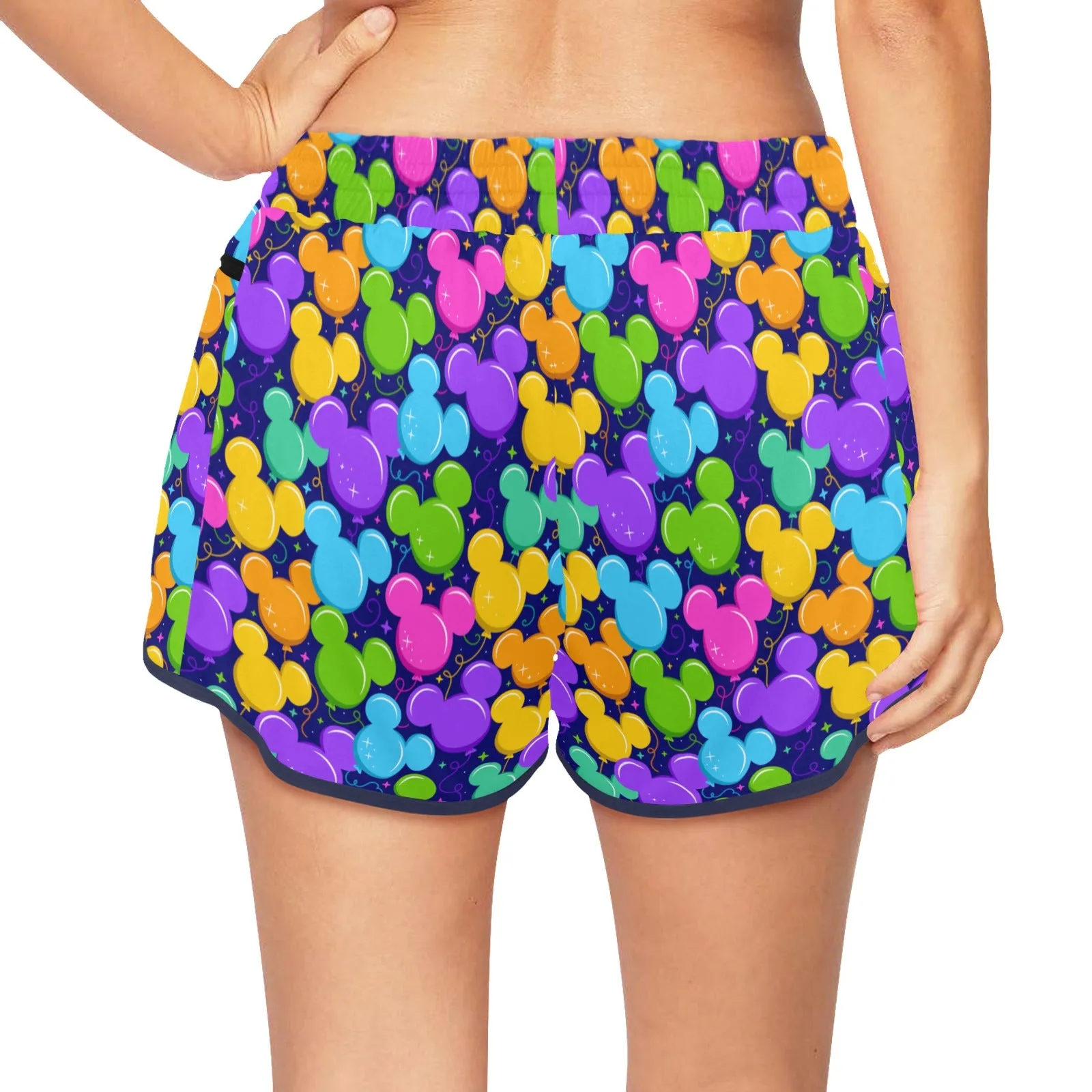 Park Balloons Women's Athletic Sports Shorts