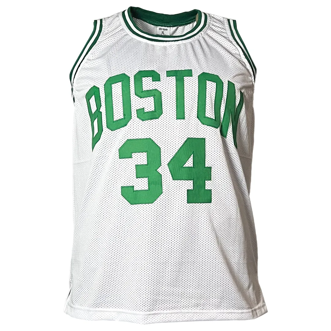 Paul Pierce Signed Boston White Basketball Jersey (JSA)