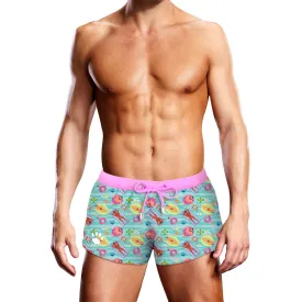 Prowler Swim Trunk Swimming Green Pink