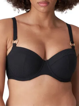 Sahara Balcony Bikini Top - Zwart