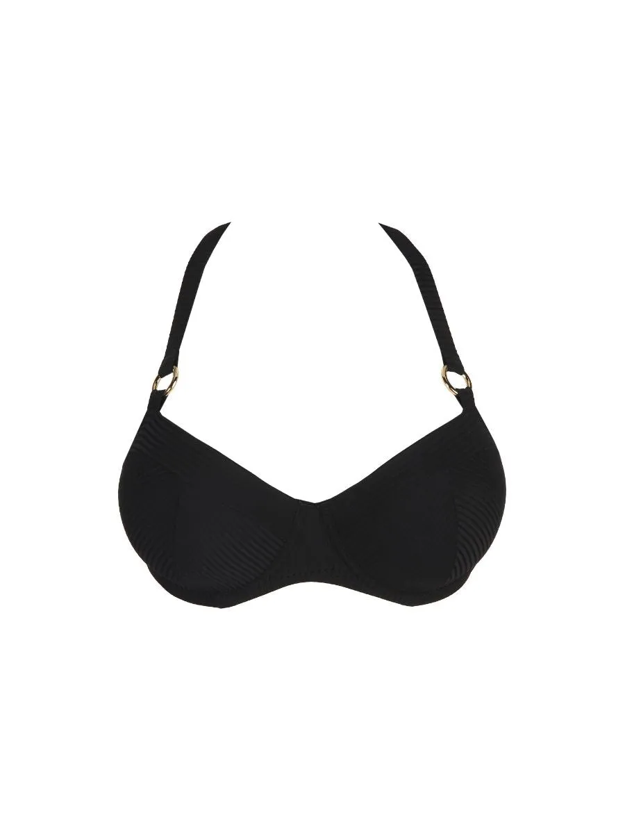 Sahara Balcony Bikini Top - Zwart