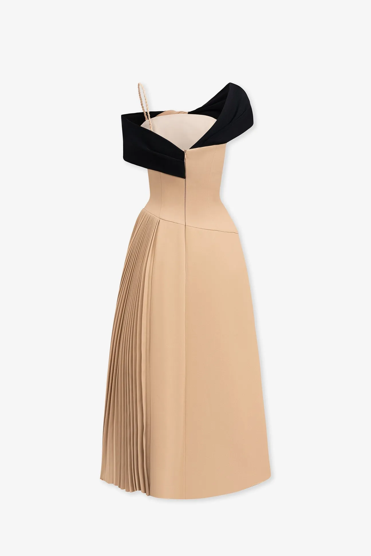 Samantha Two Tone Midi Dress