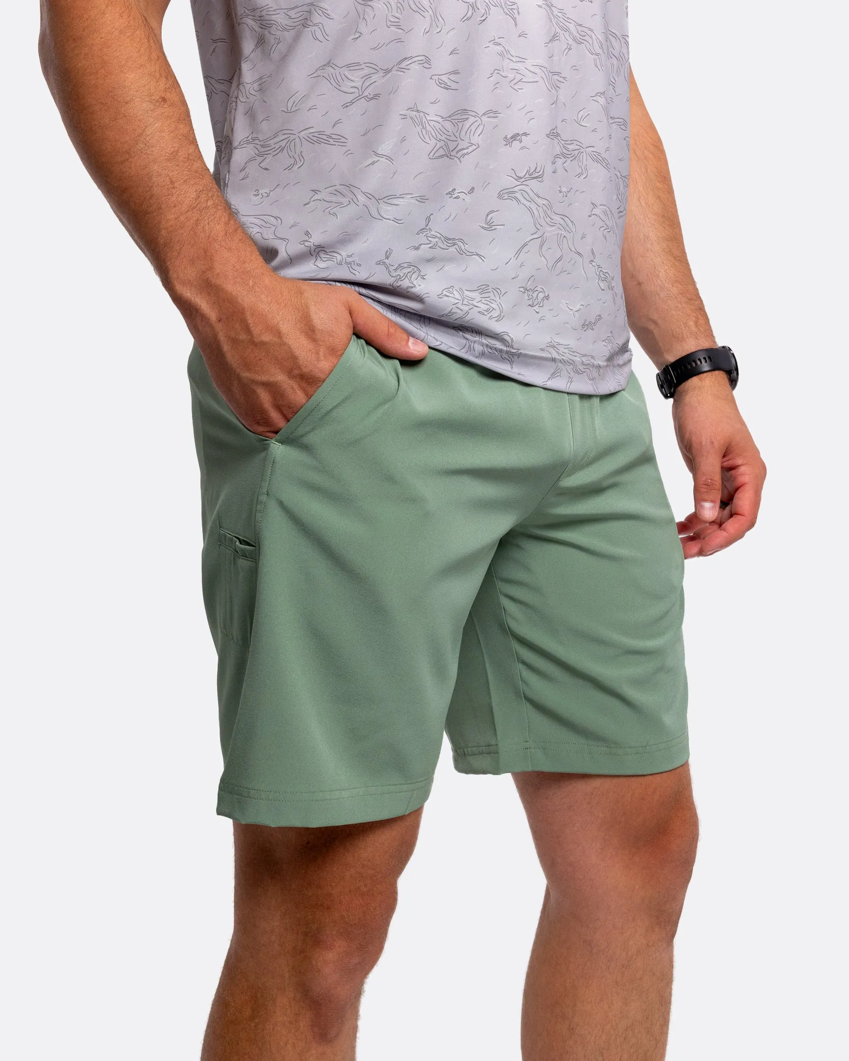 Scramble Short - Sage