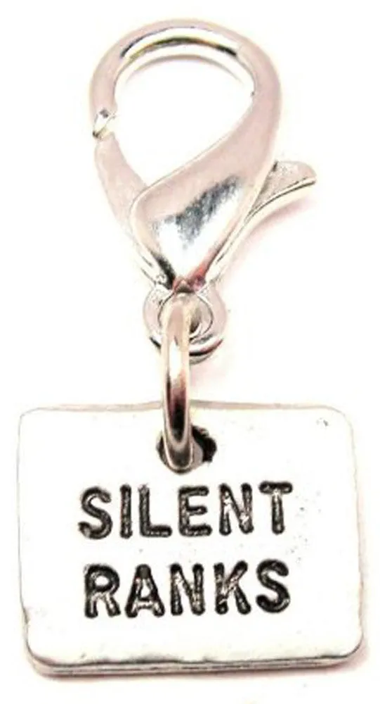 Silent Ranks Zipper Pull