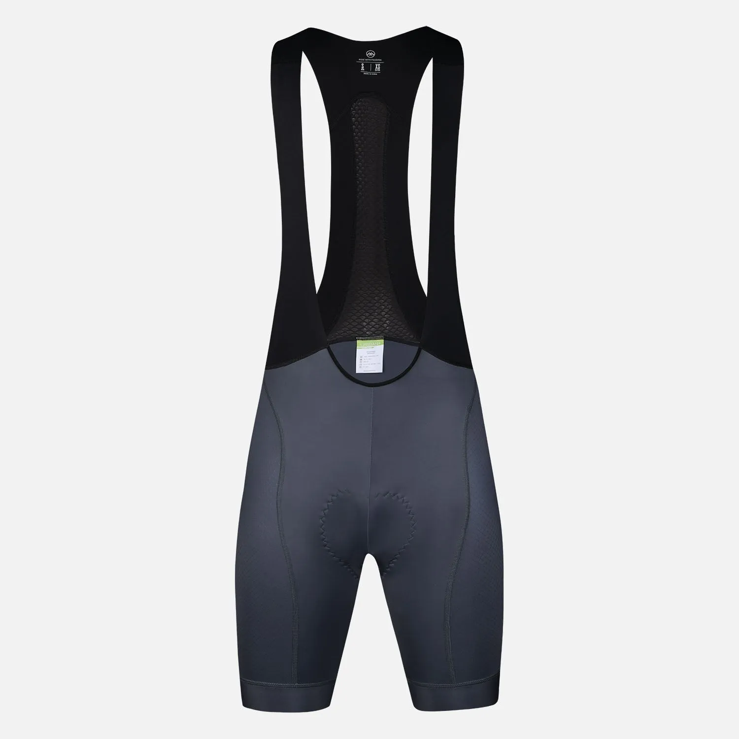 Skull Monton Cycling Bib Shorts Mens Black