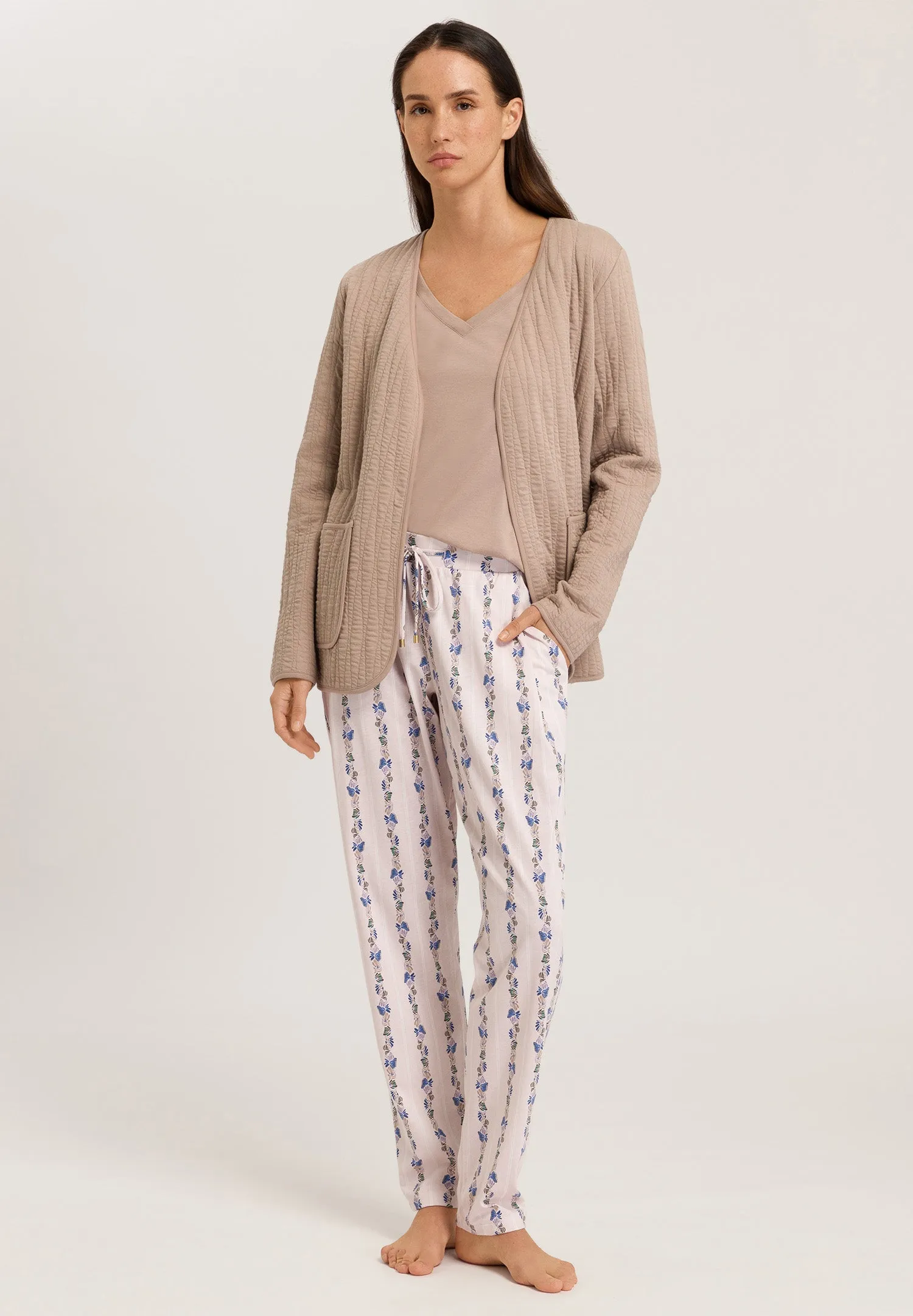 Sleep And Lounge Knit Pants Print | Feminine Stripe 77882-2391