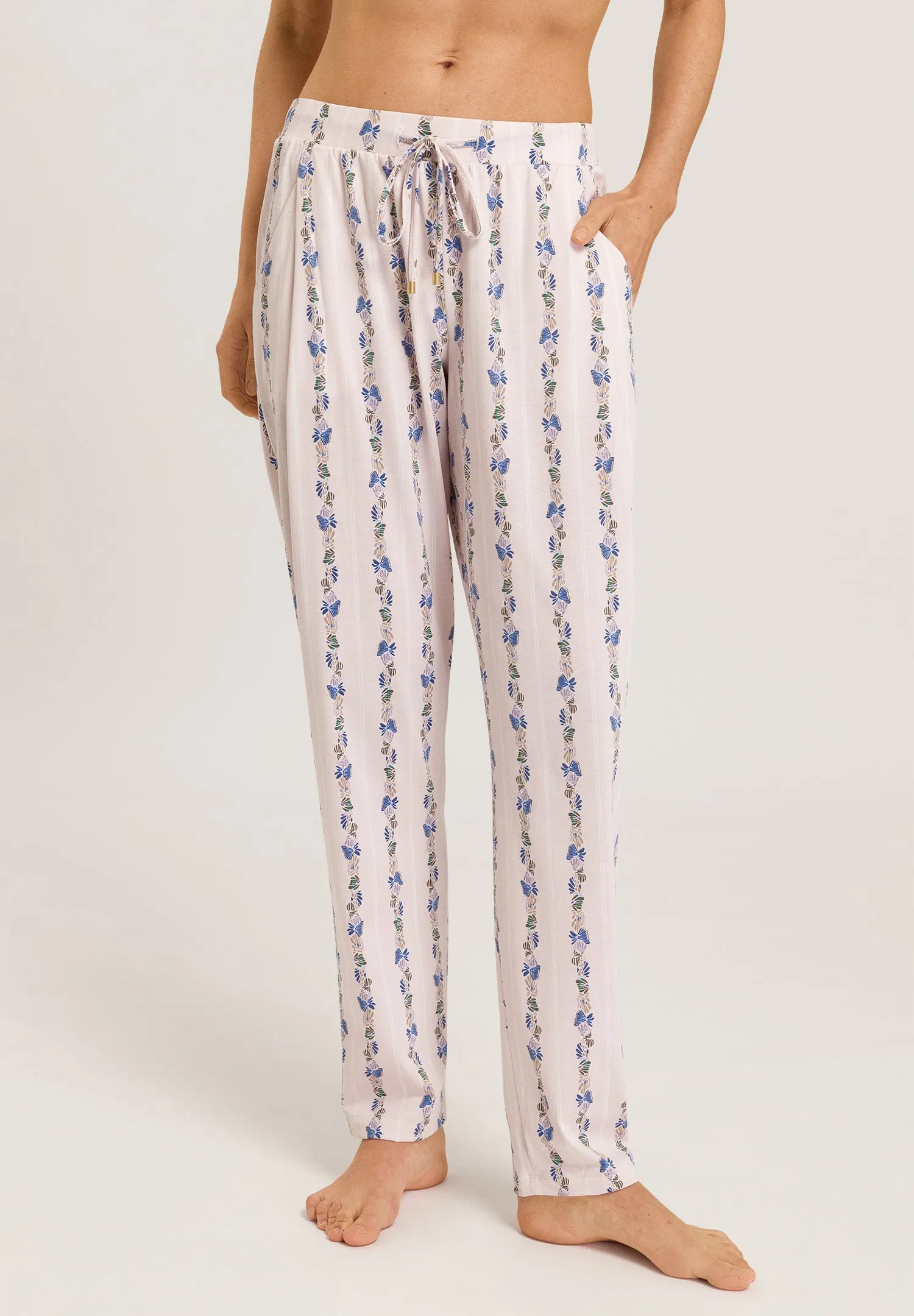 Sleep And Lounge Knit Pants Print | Feminine Stripe 77882-2391