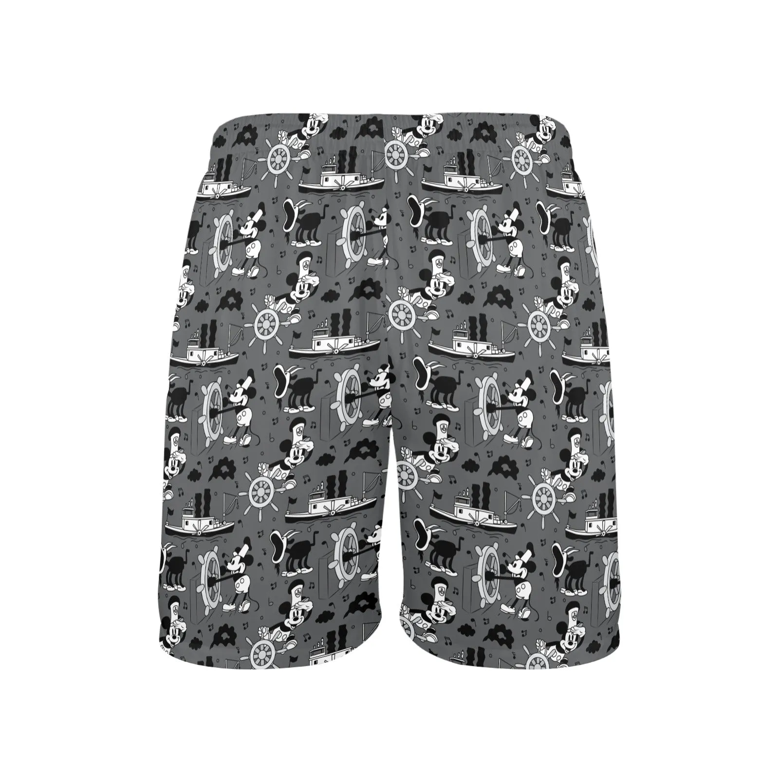 Steamboat Mickey Men's Swim Trunks Swimsuit