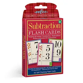 Subtraction Flash Cards