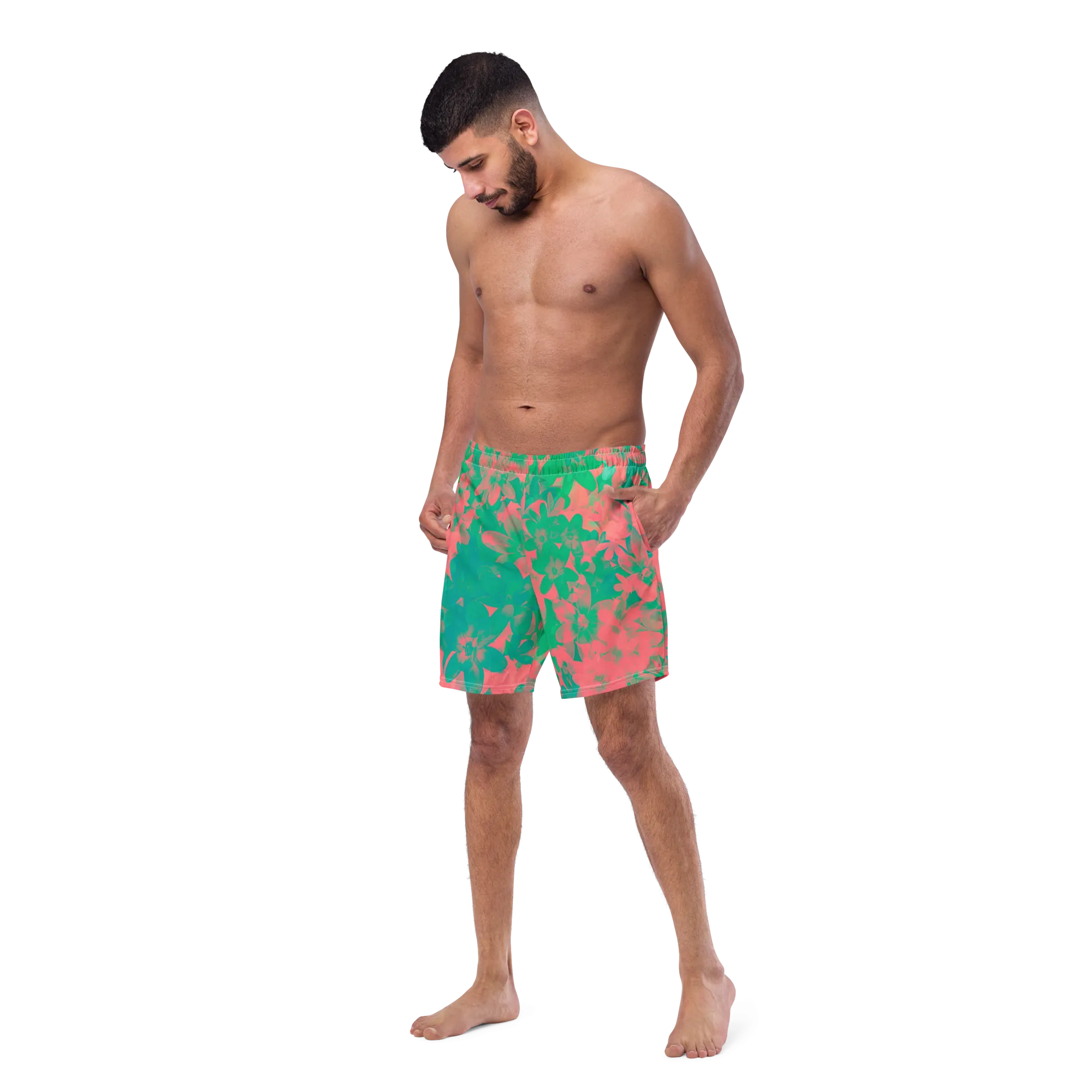 Unkle Jungle Island Swimsuit (Grn/Pnk)