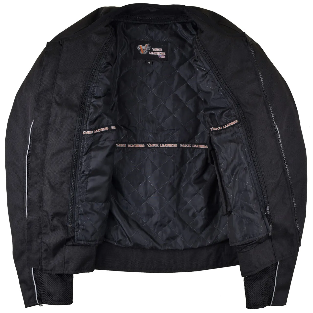 VL1626 Advanced Velocity 3-Season Mesh/Textile CE Armor Motorcycle Jacket