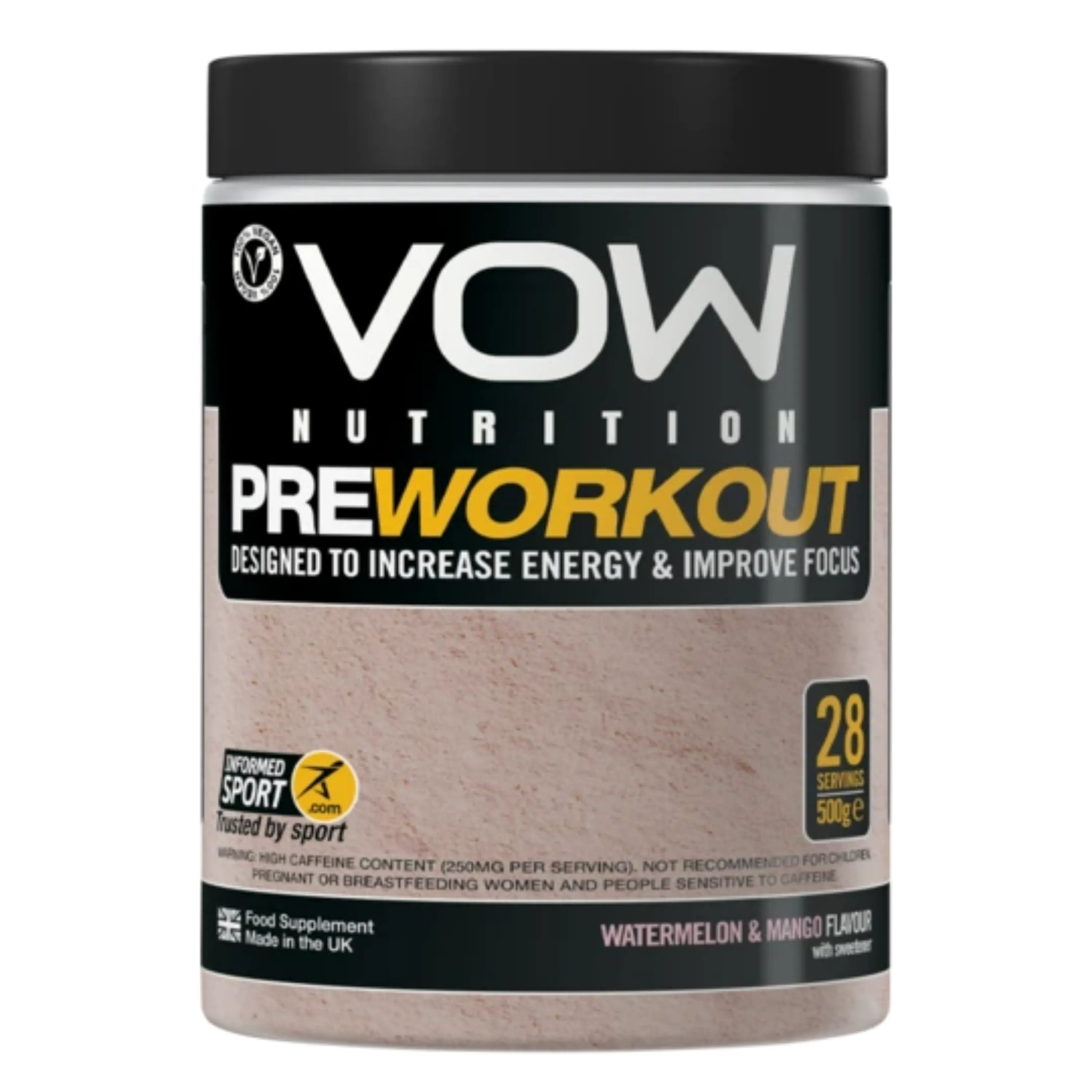 VOW Nutrition Pre Workout