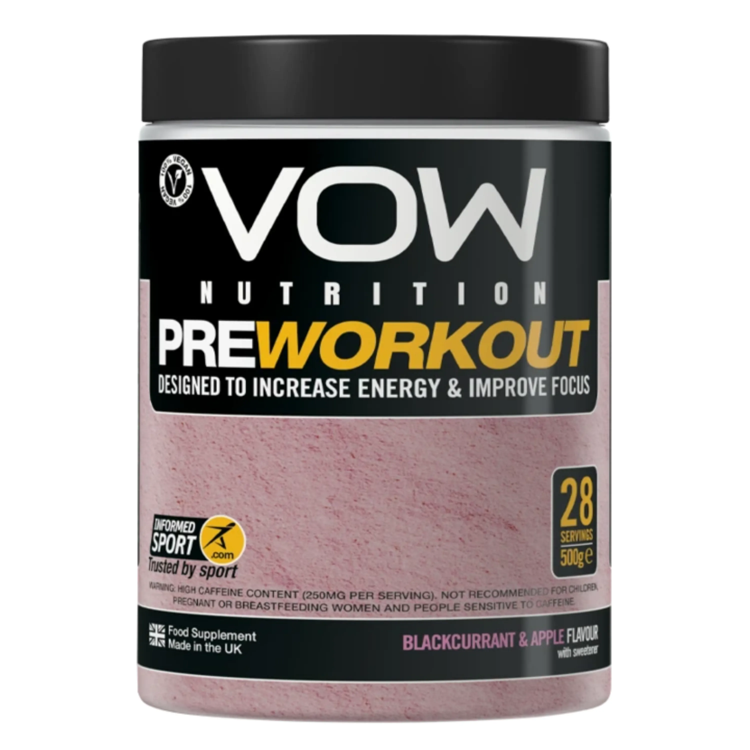 VOW Nutrition Pre Workout