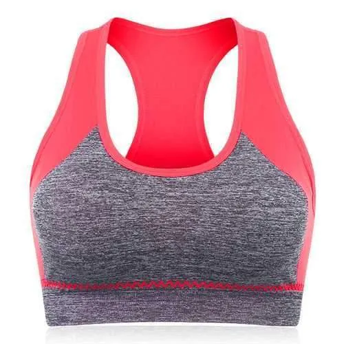 Wireless Shockproof Padded Sports Running Yoga Bra