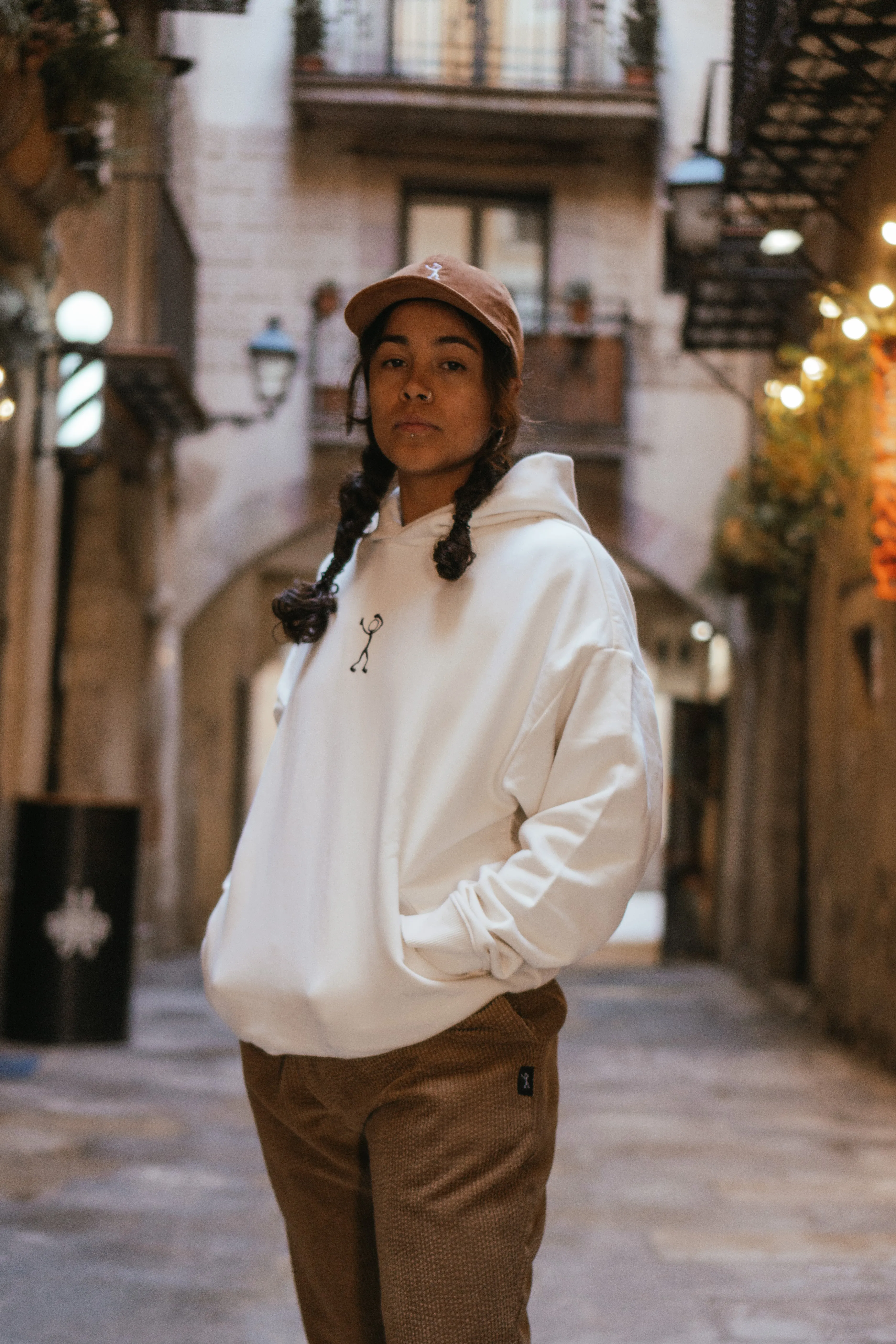 Women's White OG Hoodie